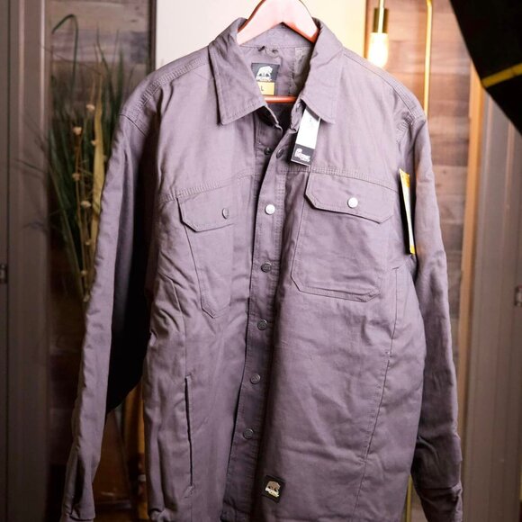 Berne Heartland Duck Shirt Jacket for Men - Picture 1 of 5
